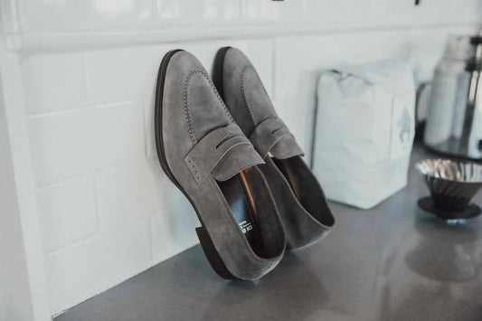Scarpe di Bianco - Men's Sc524 Velour Peltro Loafers - alternate view - Rack Hunt