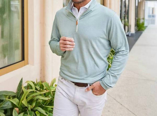 Men's 1/4 Zip Long Sleeve Knit Sweater