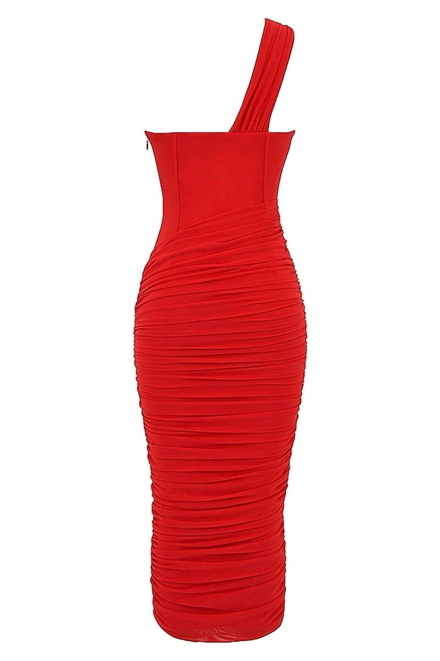House of CB - Valentina Asymmetric Cutout Midi Dress - Rack Hunt -