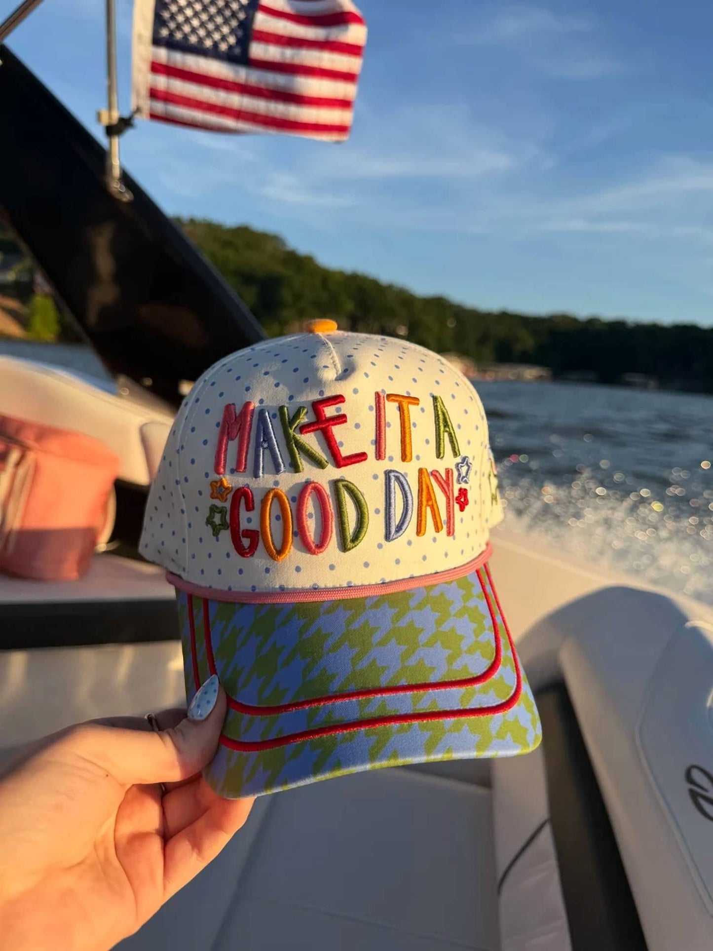 Women's Make It A Good Day Dotty Hat