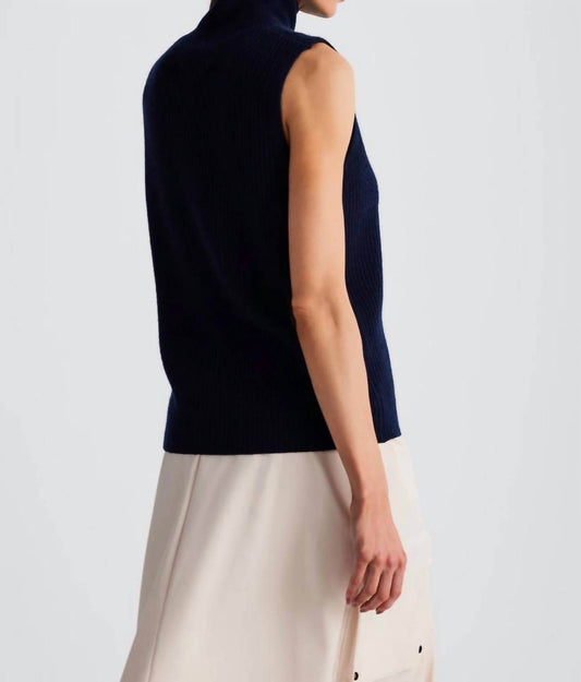 IN/ONE - Nola Cashmere Sleeveless Turtleneck - Rack Hunt -