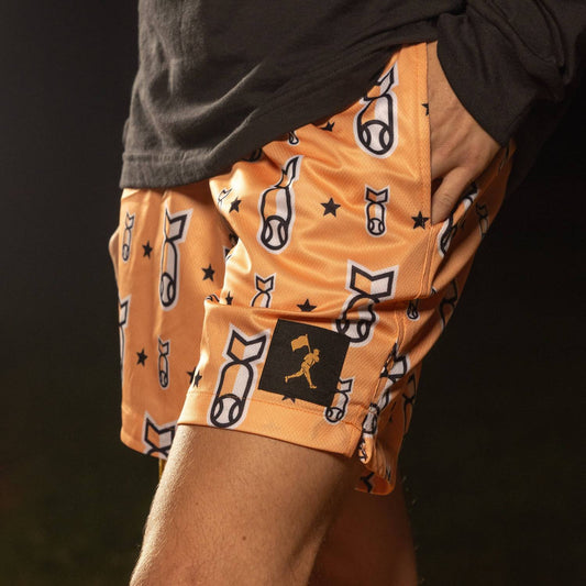 Boys Youth Stay Humble Drop Bombs Diamond Air Mesh Shorts