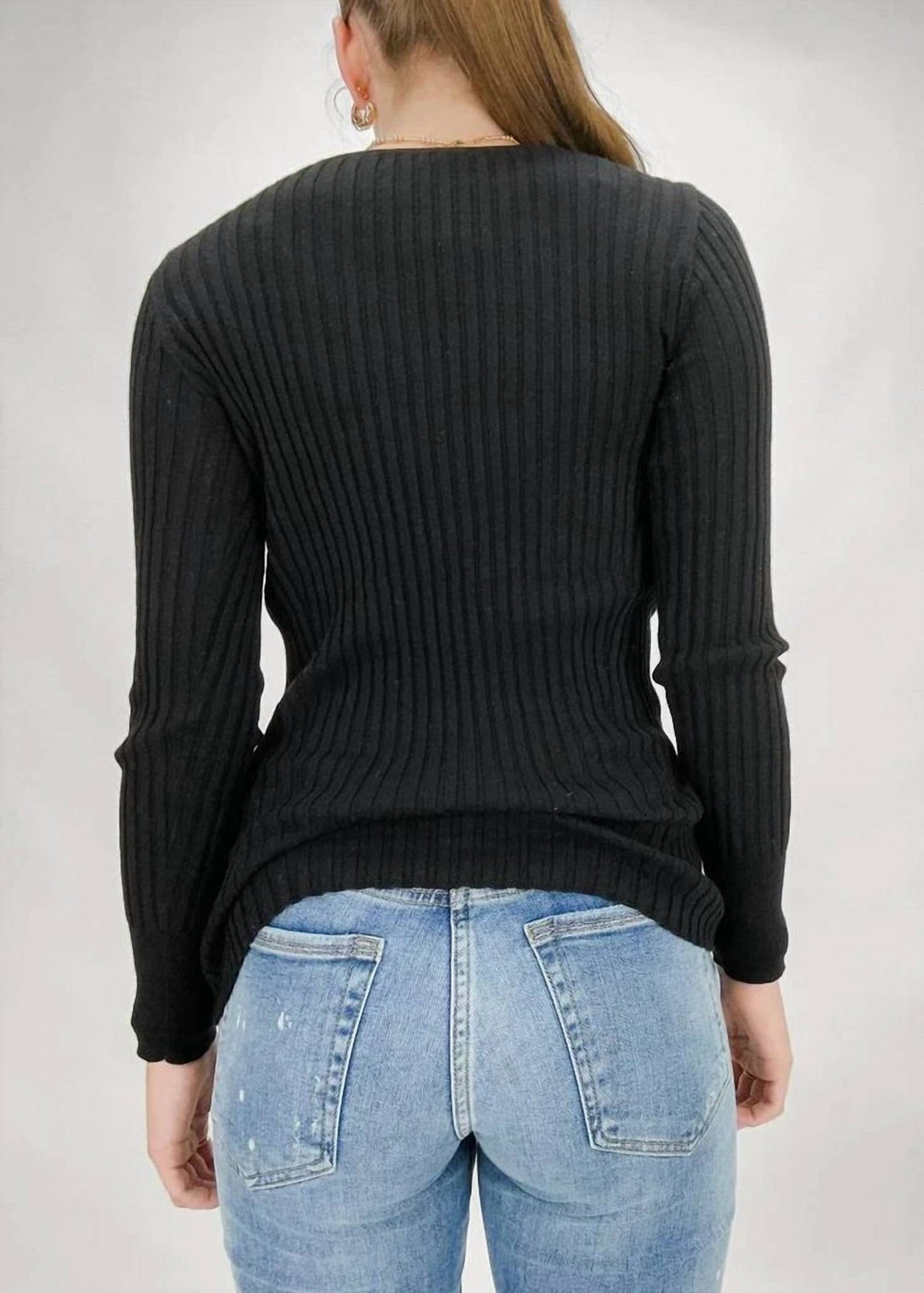 Katie Rib Crewneck Sweater