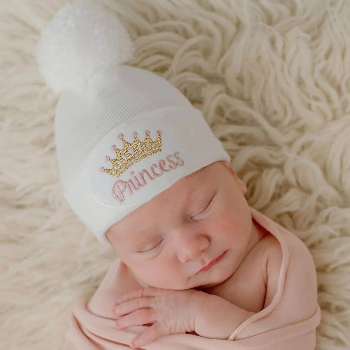 ilybean - Princess Nursery Hat With Pom Pom - Rack Hunt