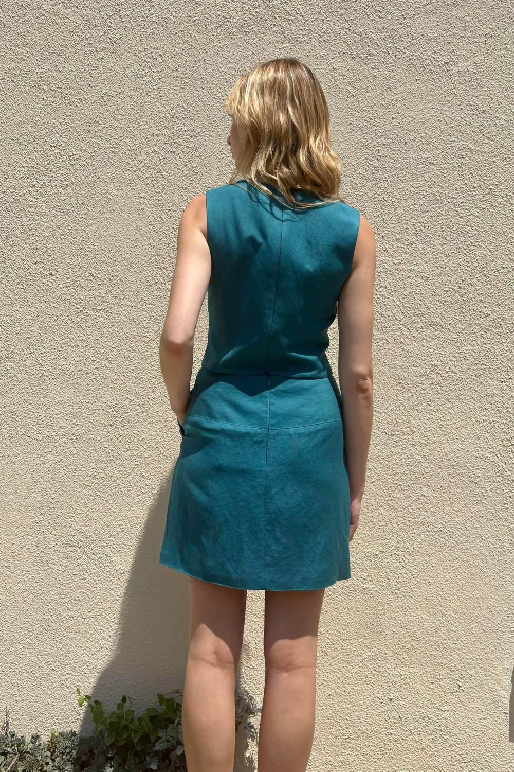 Rose Velvet - Zhenya Linen Skirt - Rack Hunt