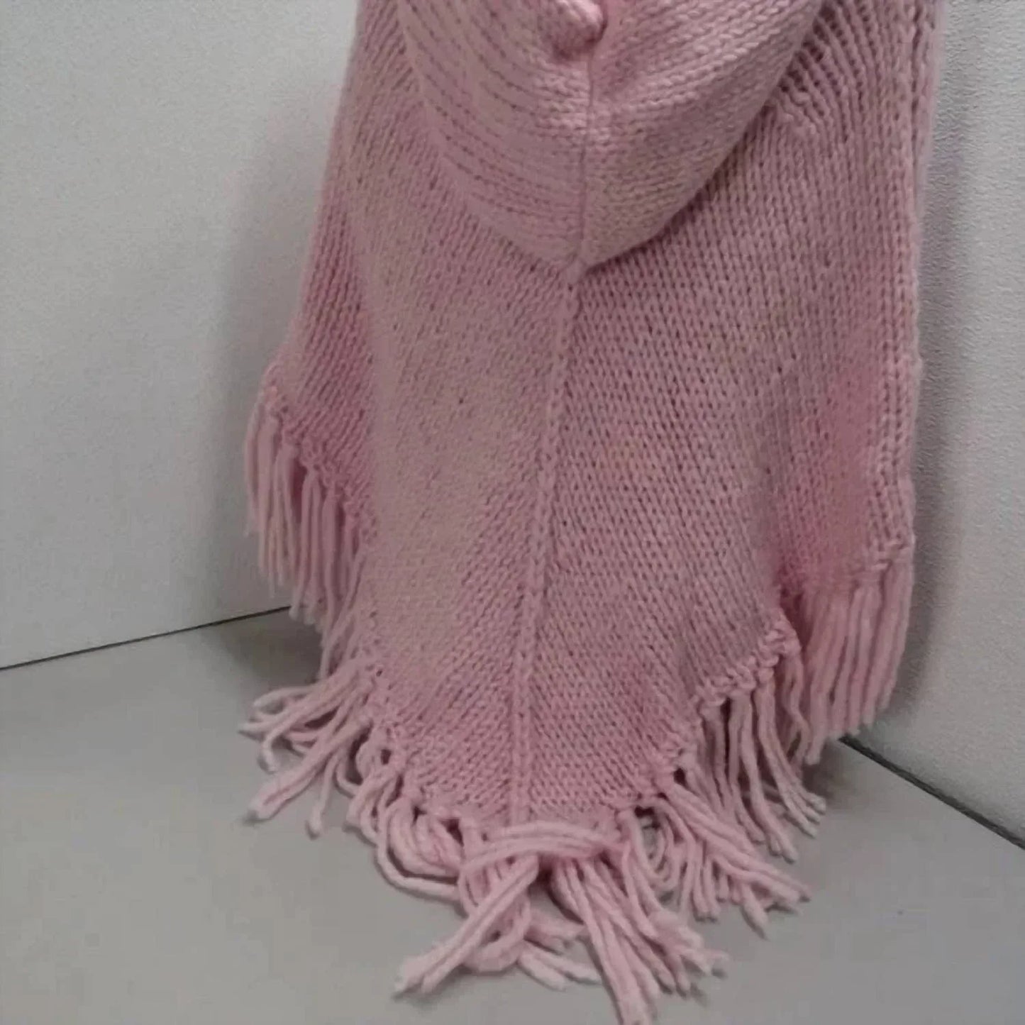 GOGO Sweaters - Short Soft Wool Hooded Poncho - Rack Hunt