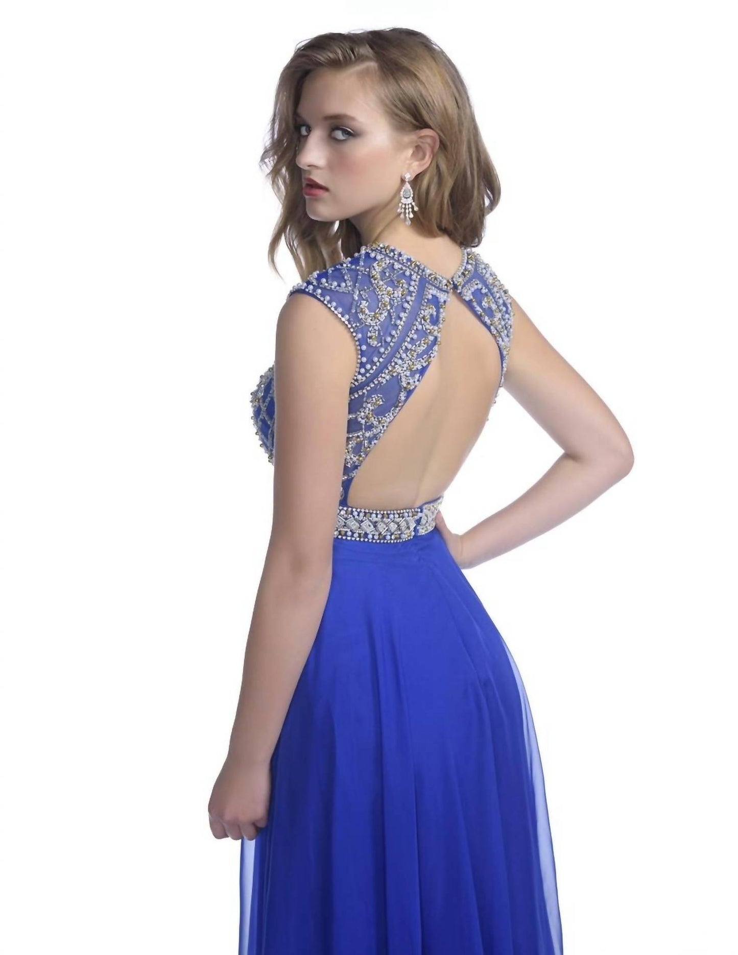 Scoopneck Sleeveless Maxi Sheath Dress