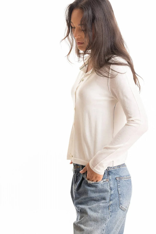 Guh - Worsted Cashmere Crewneck Cardigan - Rack Hunt