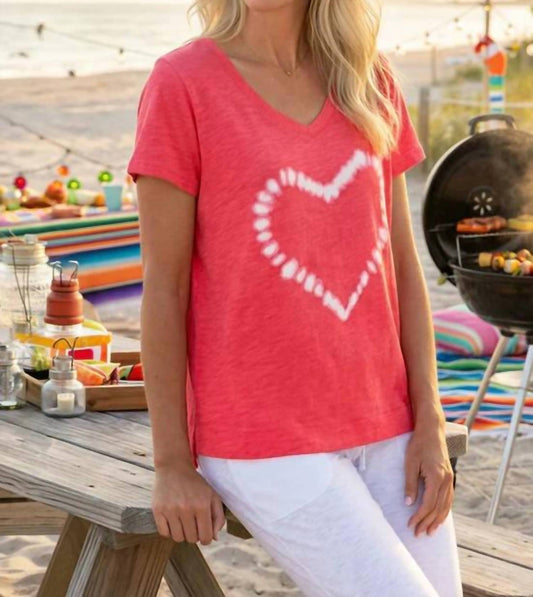 Destination Heart V-neck Tee - Plus
