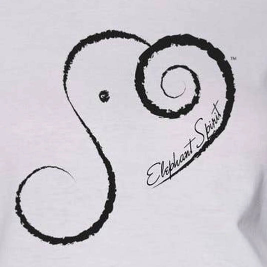 Elephant Spirit Long Sleeve Scoop Neck Tee