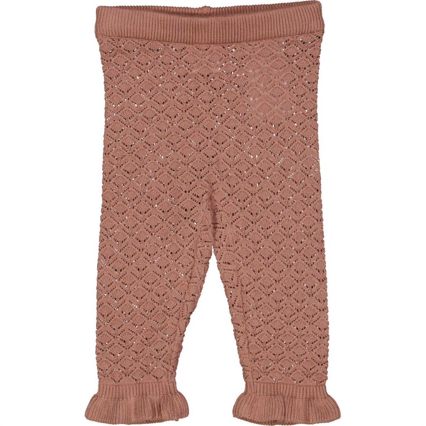 Girl's Knit Scallop Pants
