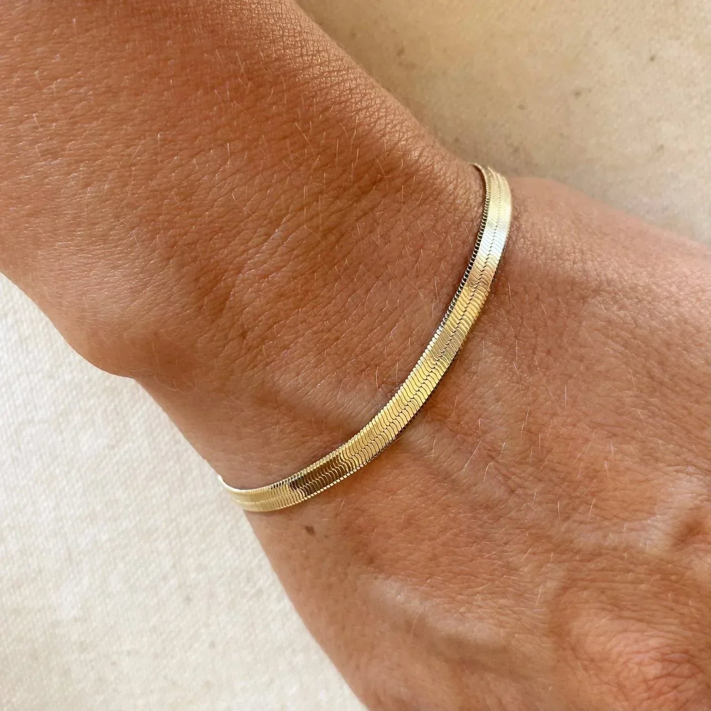 GoldFi - Women's Herringbone Bracelet - Rack Hunt