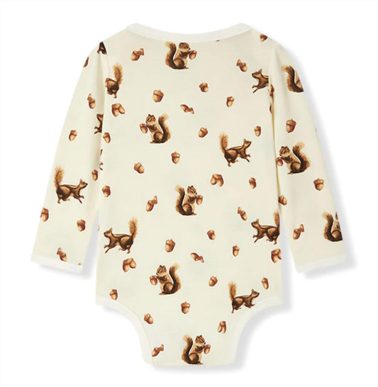 Kid's Chipmunk Luxe Stretch Long Sleeve One Piece
