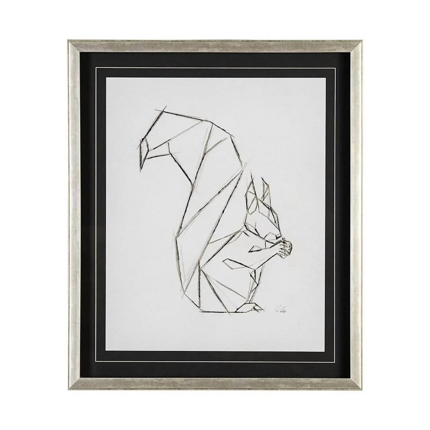 Mickler & Co. - Geo Squirrel Line Artwork - Rack Hunt