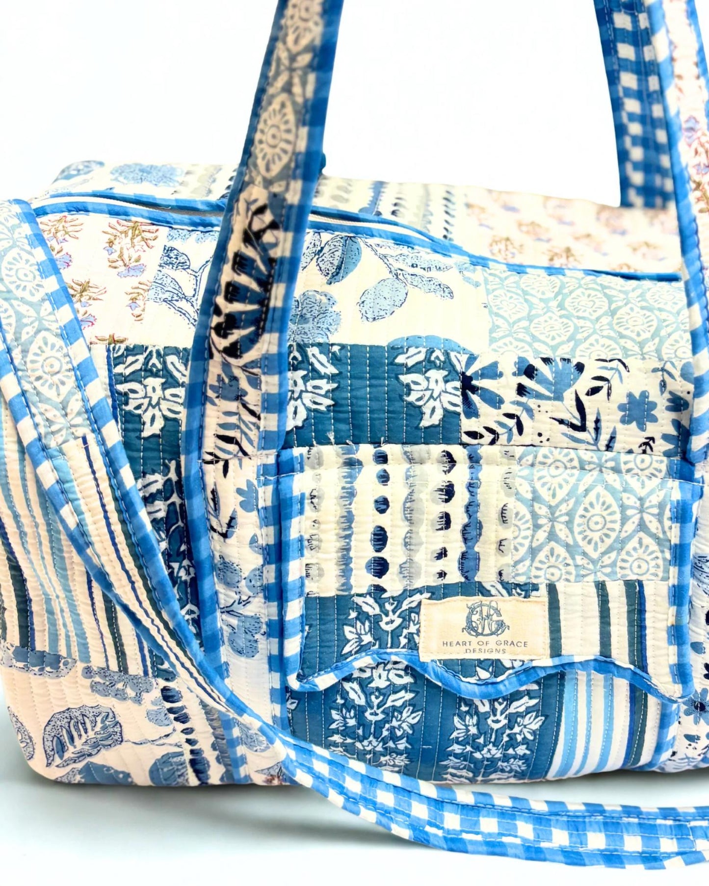 Women's Quilted Duffle Bag