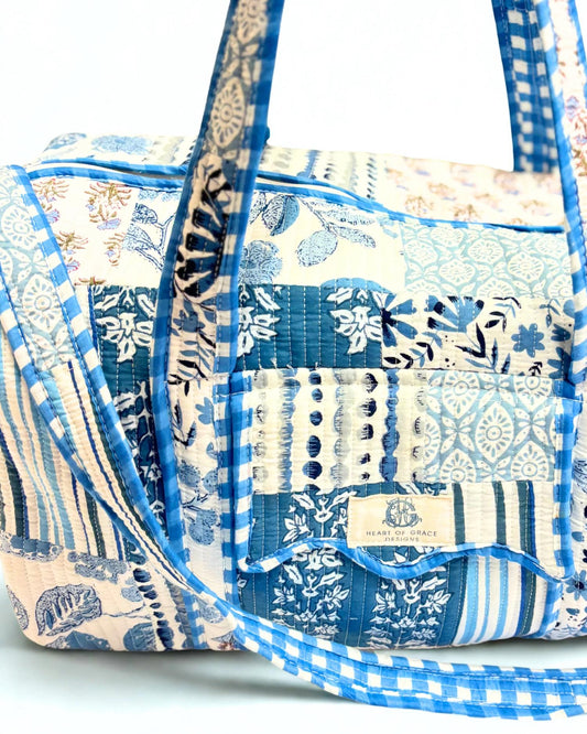 Women's Quilted Duffle Bag