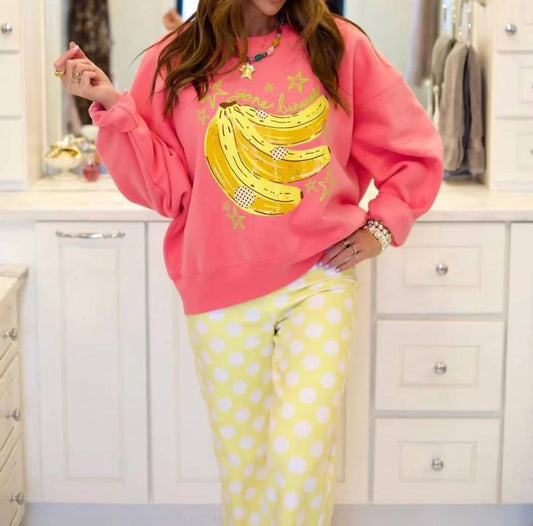 Gone Bananas Crop Sweatshirt