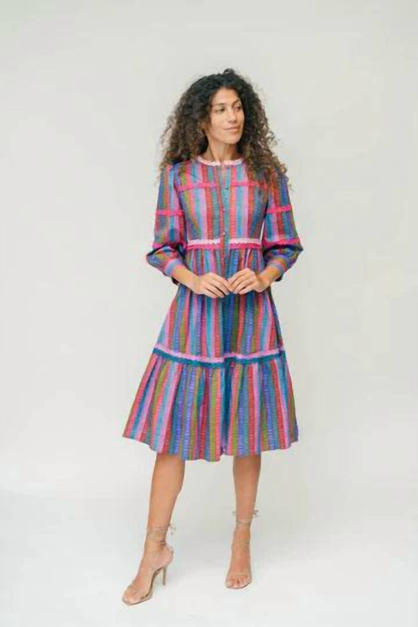 Amelie Midi Bejeweled Dress