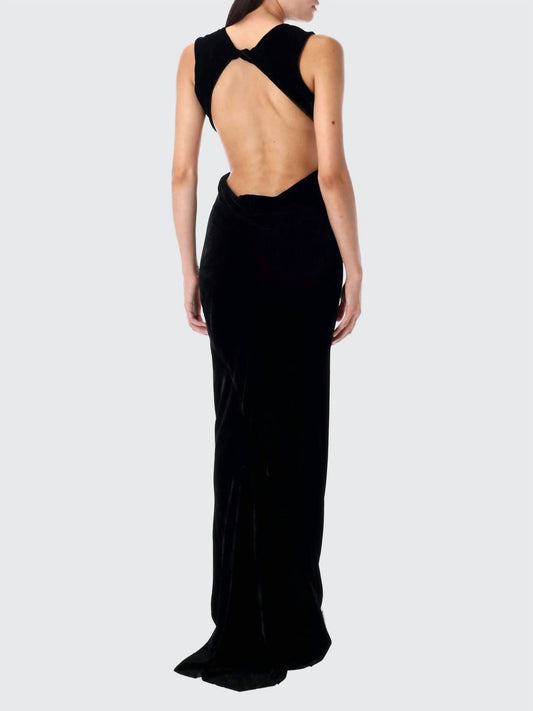 Abito Open Back Gown