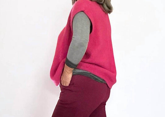 Cocco Bello - Kid Mohair Sleeveless Cardigan - Rack Hunt -