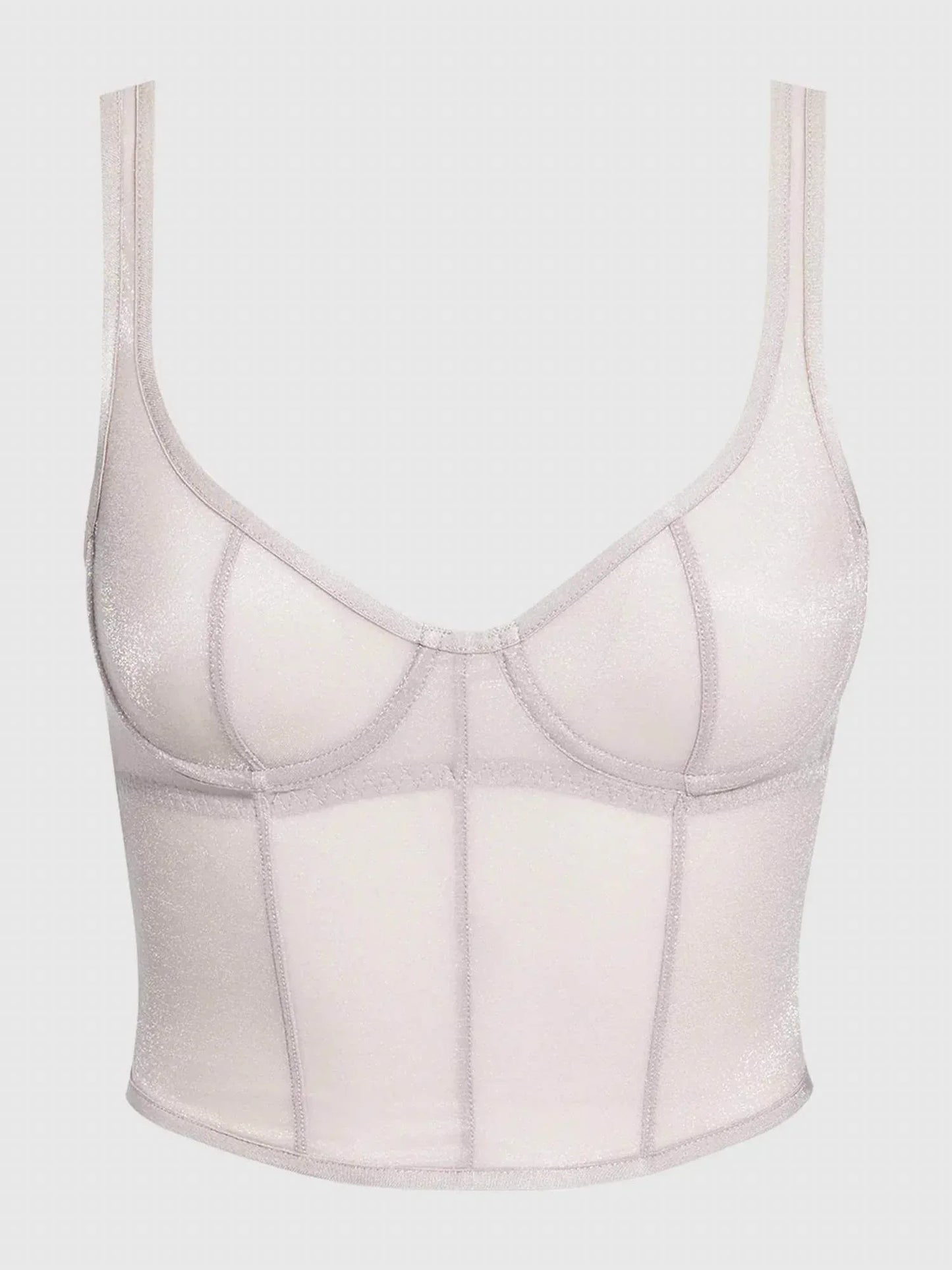 Frederick's of Hollywood - Pia Unlined Underwire Mesh Bustier - Rack Hunt