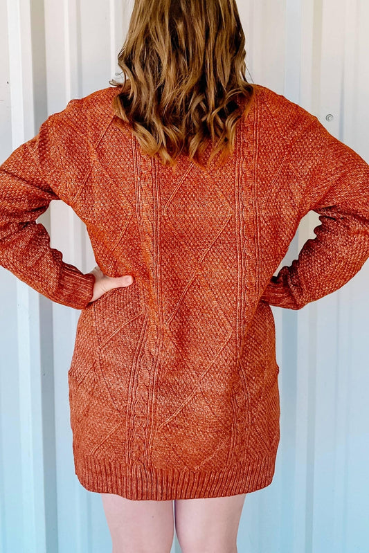 JUNIPER BLVD - Long Sleeve Sweater Dress - Rack Hunt