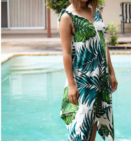 Coradorables - Monstera Handkerchief Dress - Rack Hunt