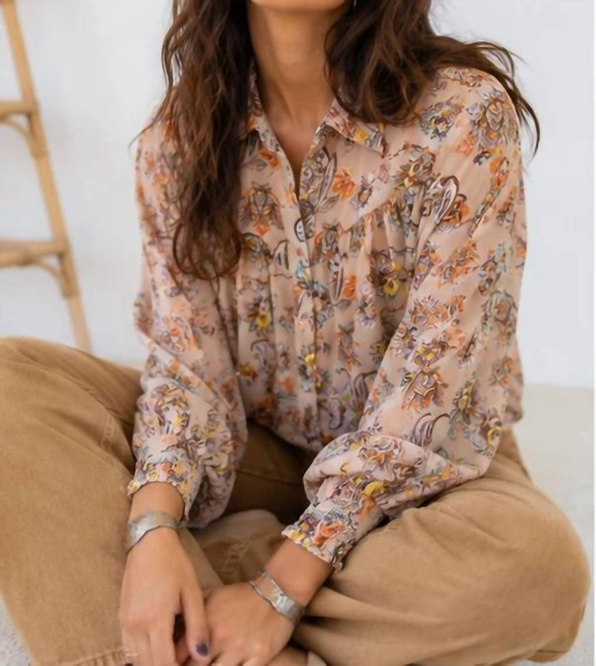 Always On My Mind Paisley Yoke Blouse