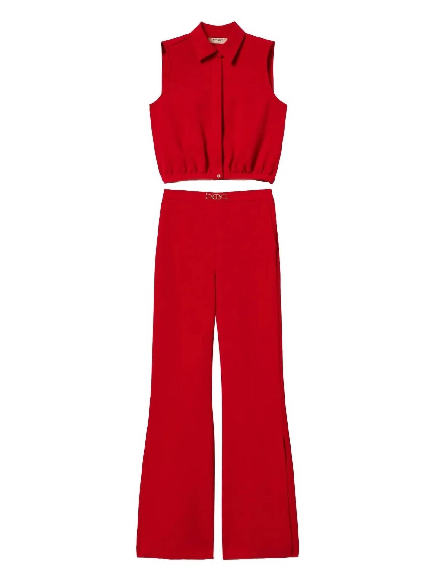 The Rosso Icon Shirt-style Jumpsuit