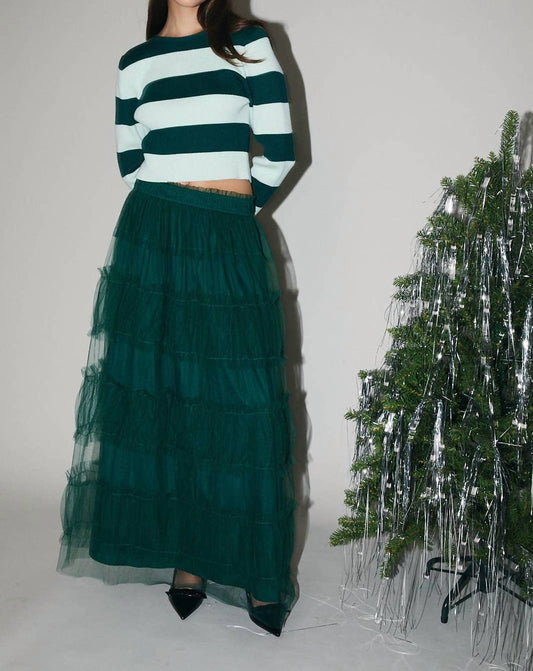 Holly Tiered Midi Skirt