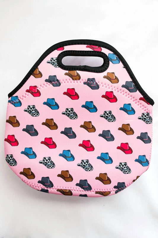 The Front Porch Label - Women's Cowboy Hat Lunch Tote Bag - Rack Hunt