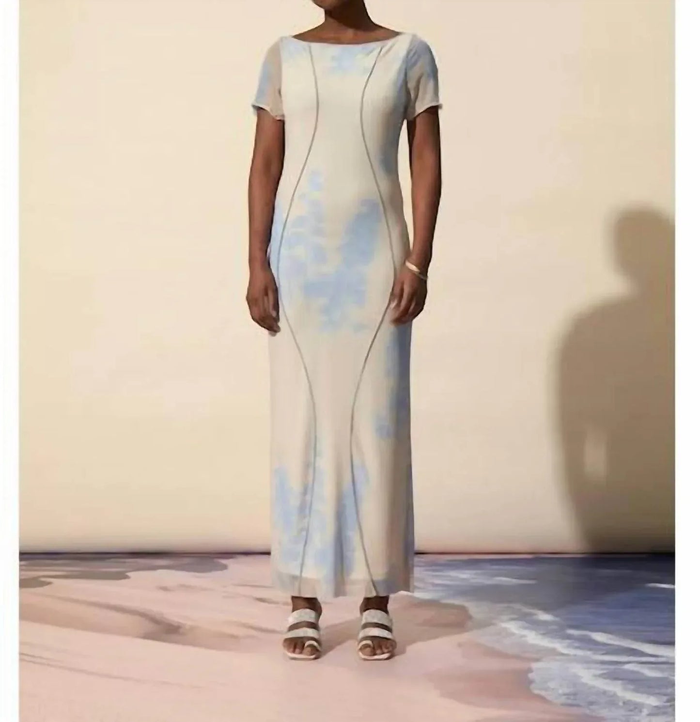Fete Imperiale - Hemera Short Sleeves Long Dress - Rack Hunt