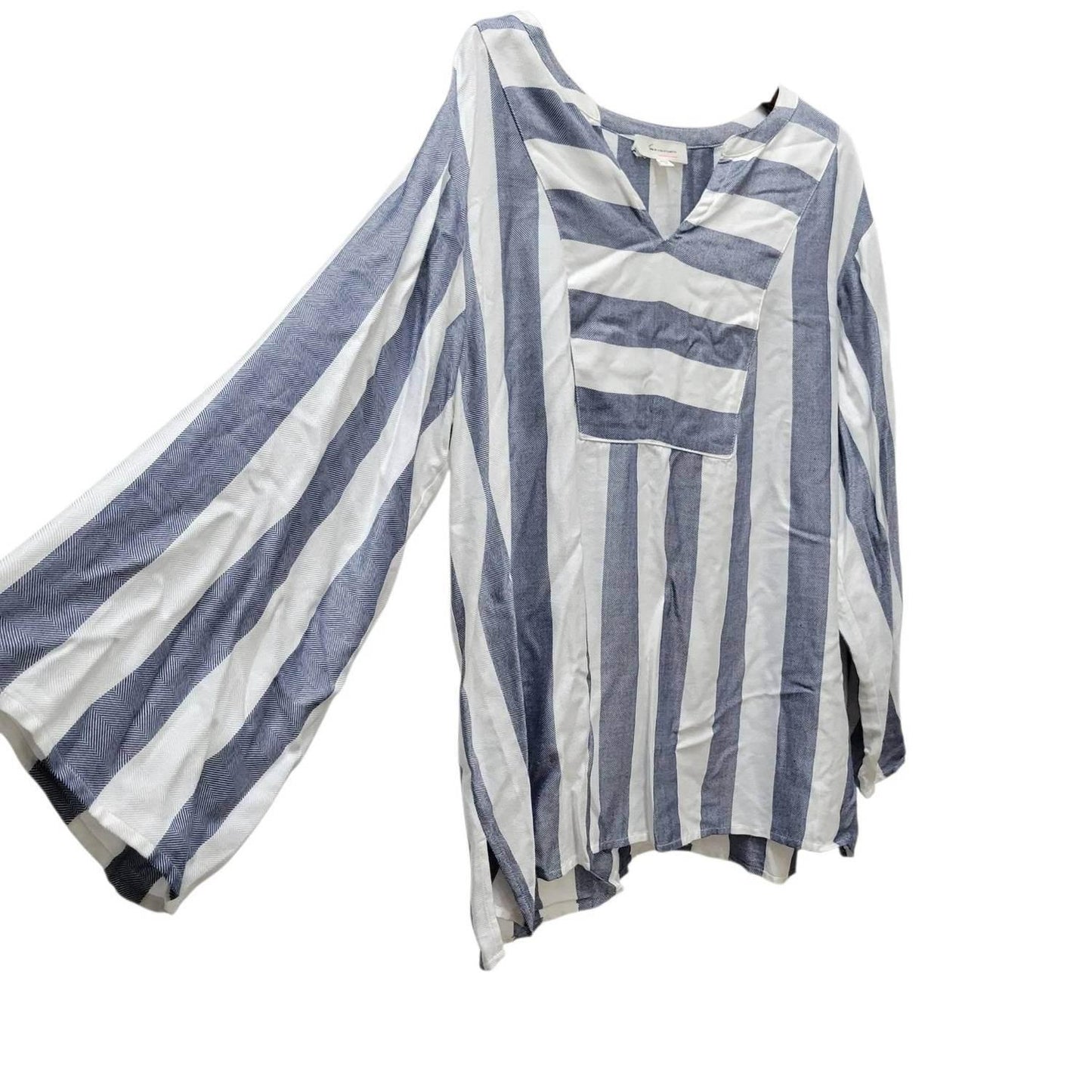 Tura by Vince Camuto - Women's Twilight Sky Tinted Shades Fashion Blouse - Rack Hunt