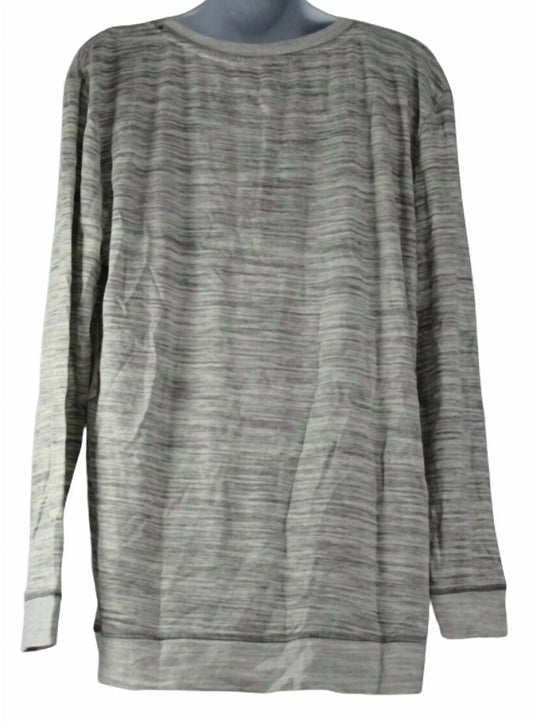 Felina Womens Ribbed Taylor Boyfriend Sleep Sweatshirt