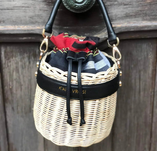K'ai&Vrosi - Wicker Baskets for Summer Bohemians - Rack Hunt