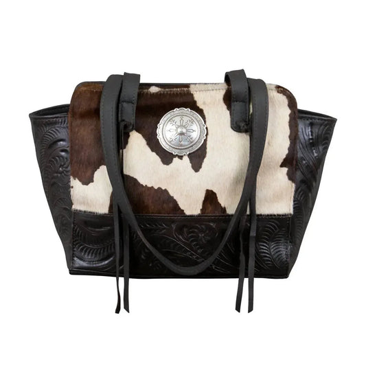 American West - Women's Cow Town Zip Top Tote Bag - Rack Hunt
