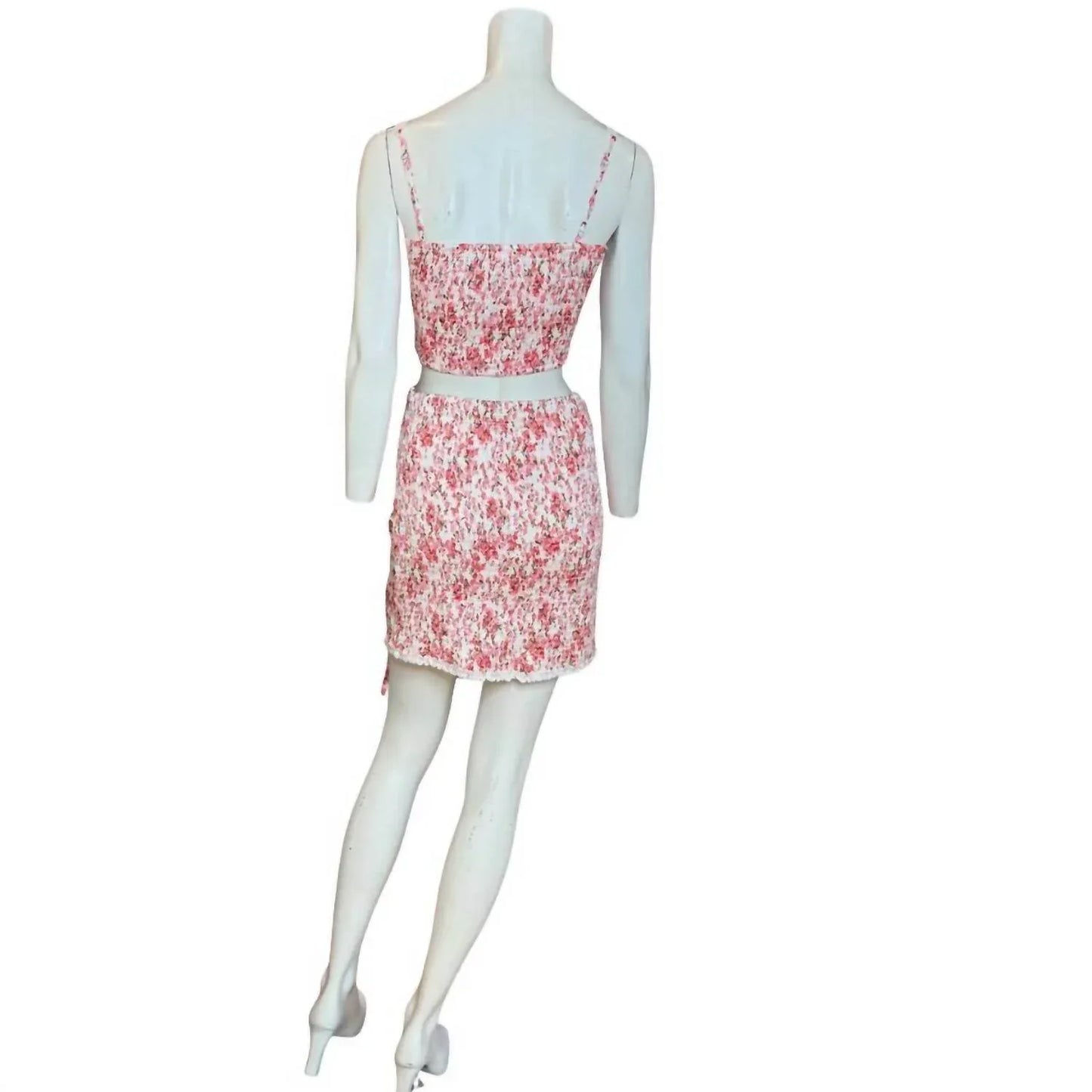O.VIANCA - Crop Top and Mini Skirt Set - Rack Hunt