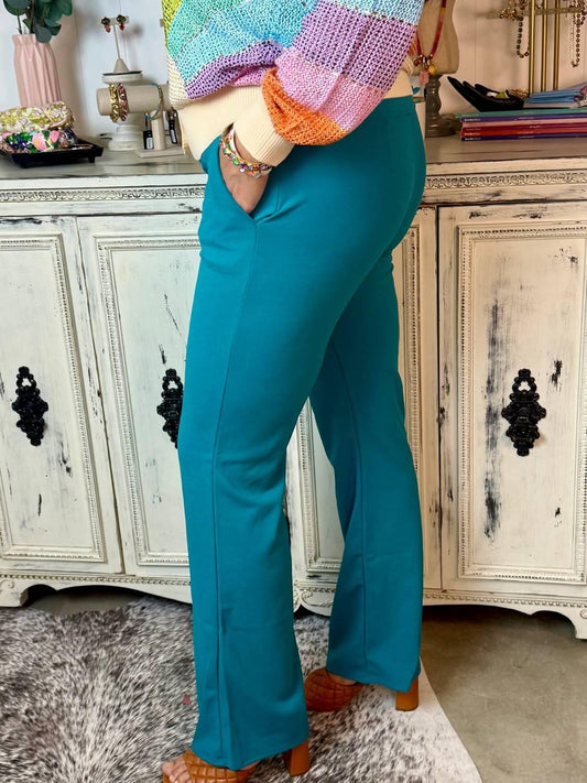 Heimish USA - High Waisted Stretch Flare Pants - Rack Hunt