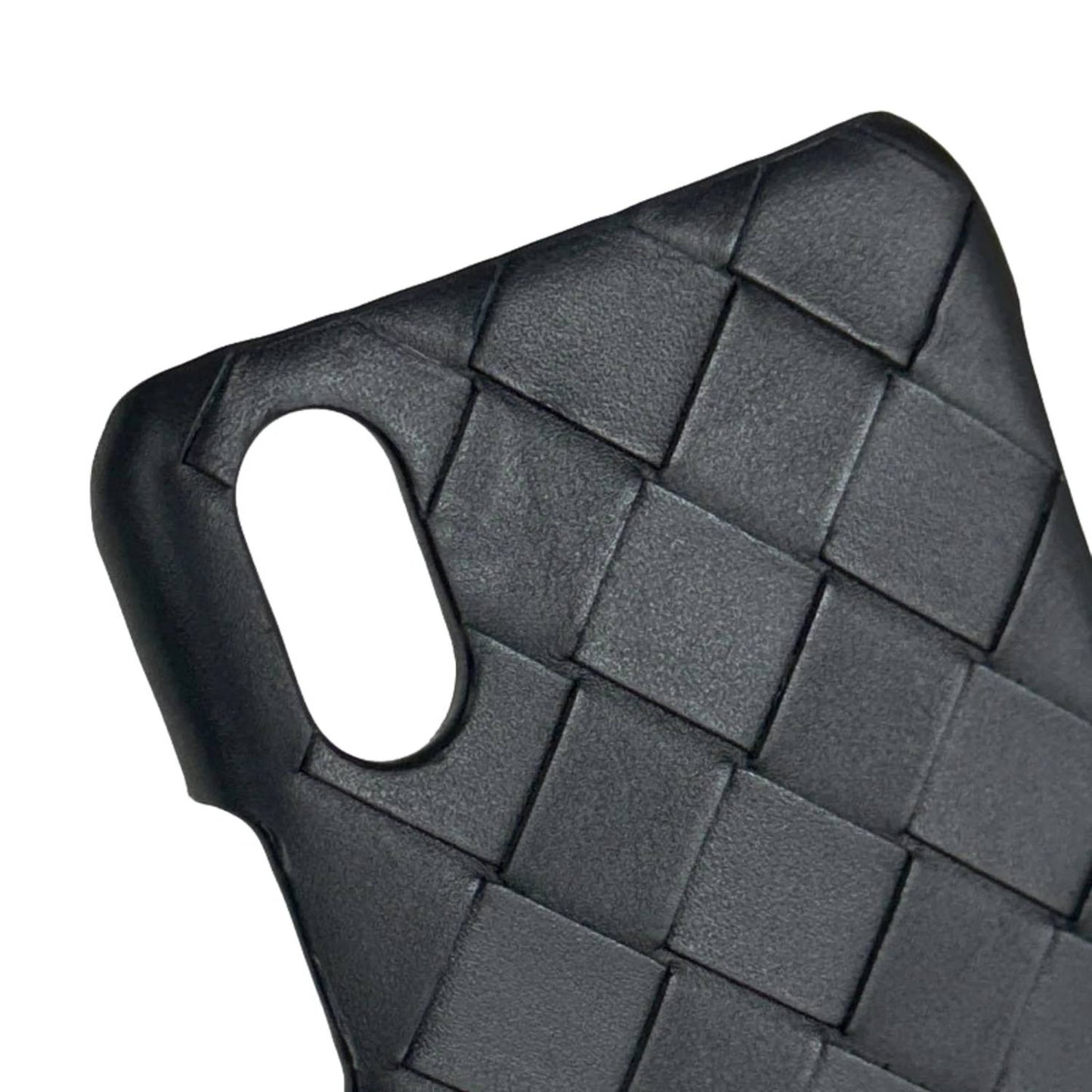 Unisex Intrecciato Leather Case Cover For Iphone X/xs