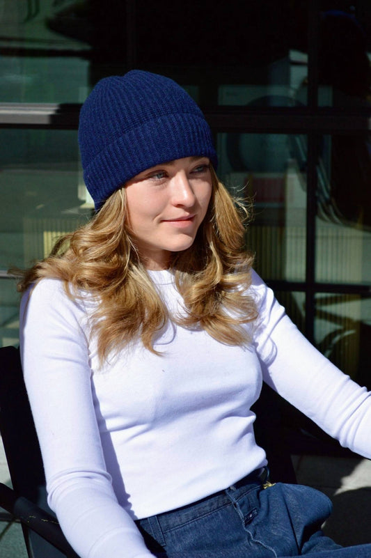 Women's Cashmere Knit Beanie