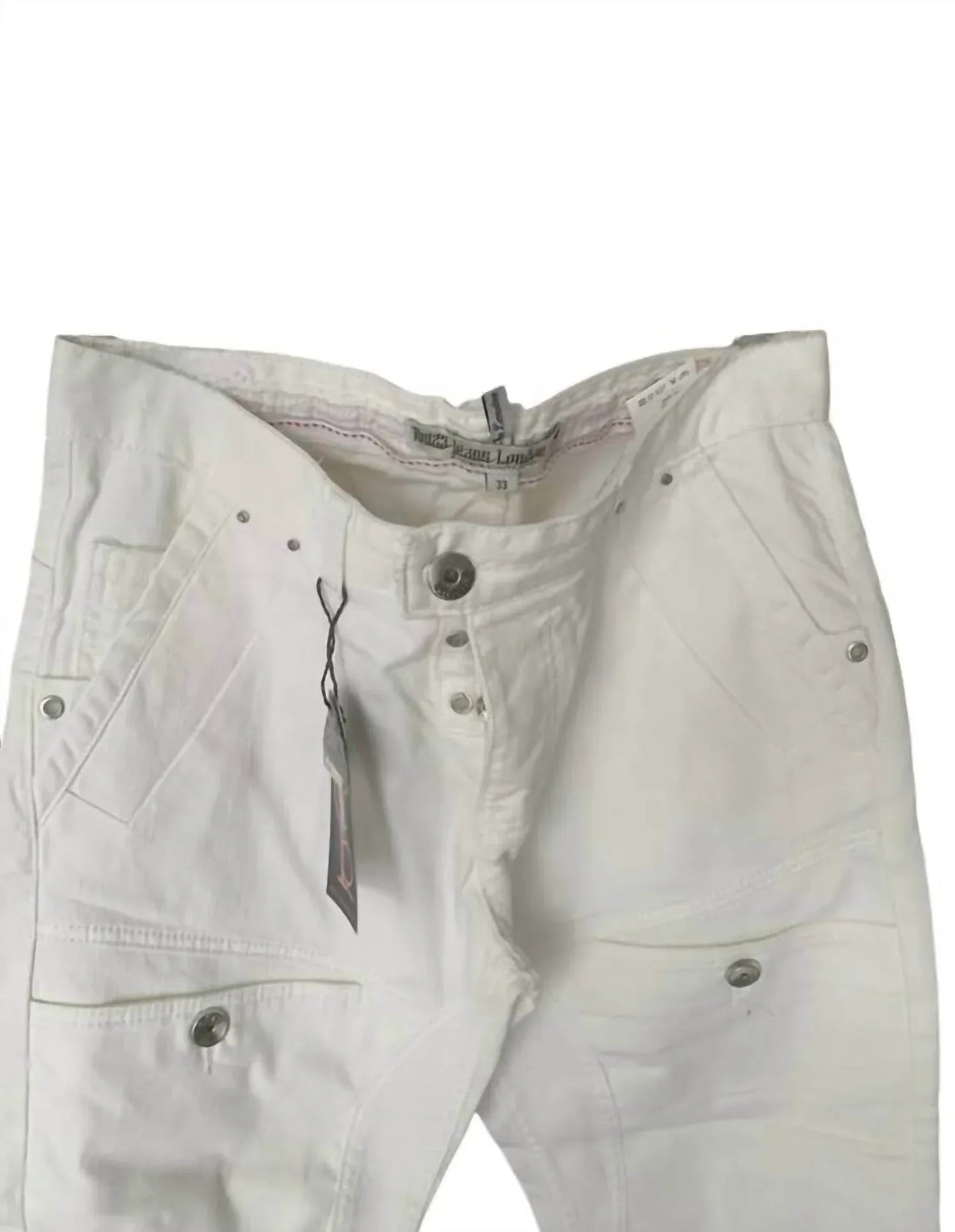 RNT23 - Men's Mid Rise Vintage Denim Jeans With Hand Embellished Details - Rack Hunt