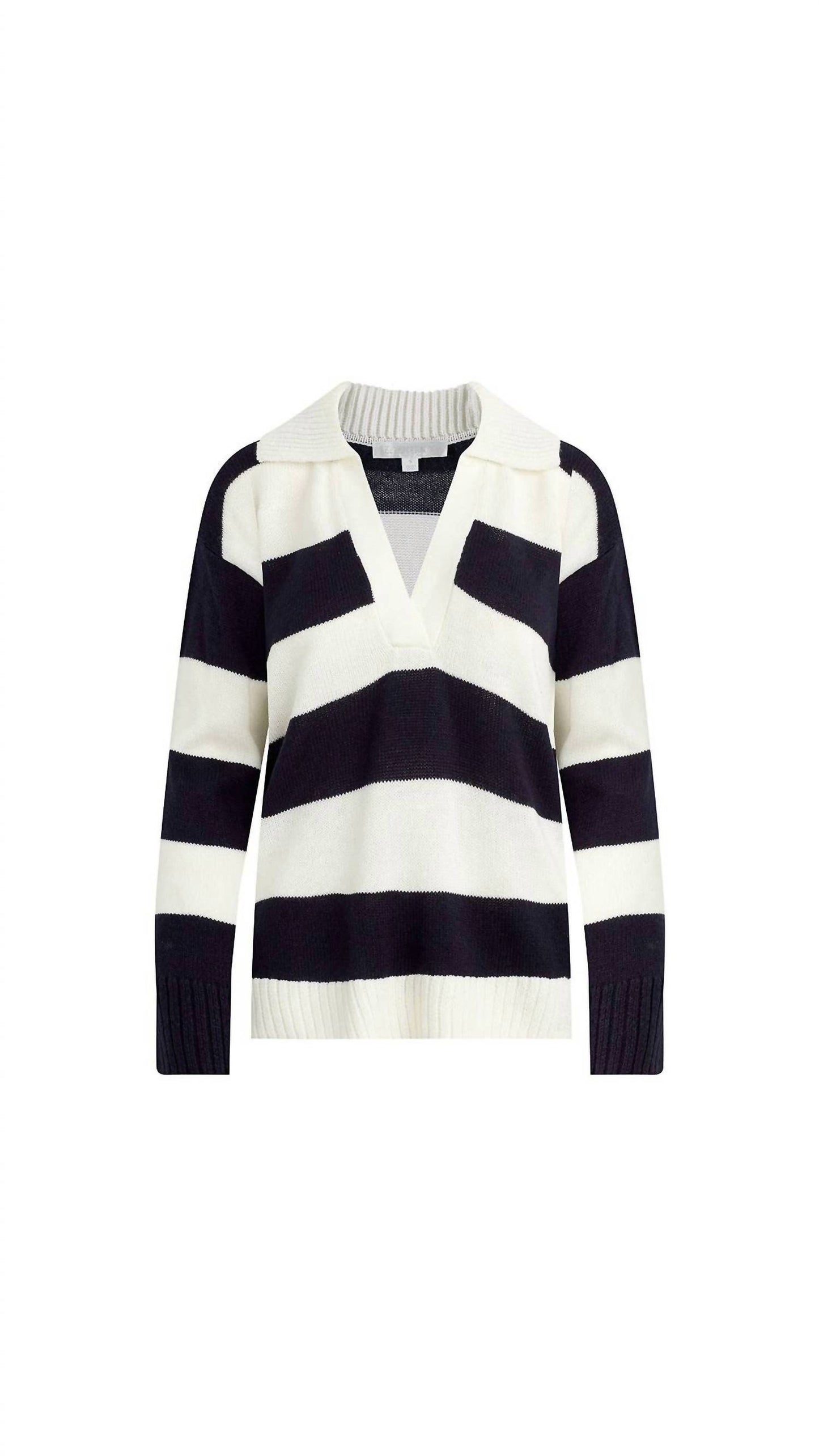Addison Polo Sweater Top