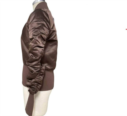 Rossario George - Women's Aviatrix Bomber Jacket - Rack Hunt -