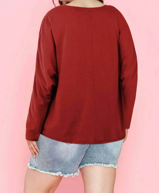 Kiki's Boutique - Basic Solid Top - Rack Hunt