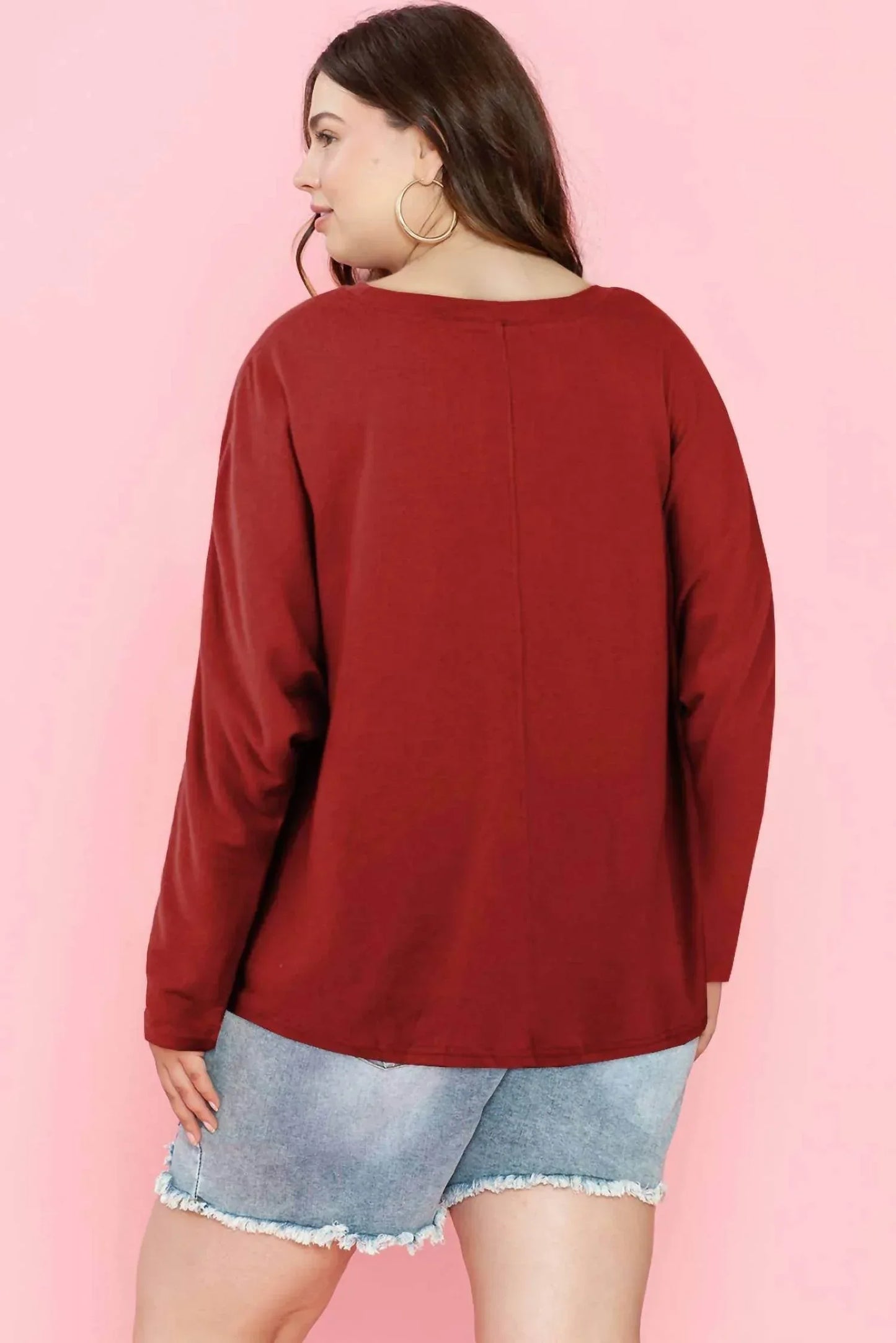 Kiki's Boutique - Basic Solid Top - Rack Hunt