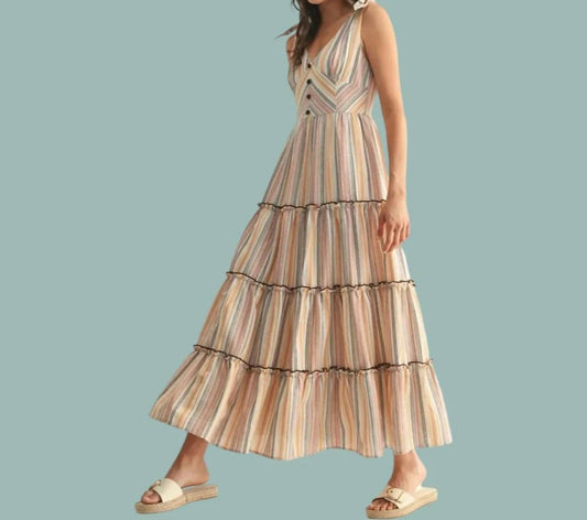 Camellia Women's The Urban Escape Maxi Dress in Multicolor - view 2