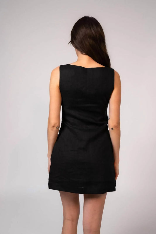 Sunday Ritual - Dahlia Linen Dress - Rack Hunt
