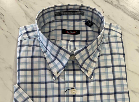 Batton - Men's Peterson Short Sleeve Cotton Shirt - Rack Hunt