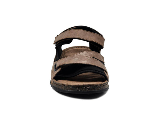 Wasak - Men's Heath Leather Velcro Sandals - Rack Hunt -
