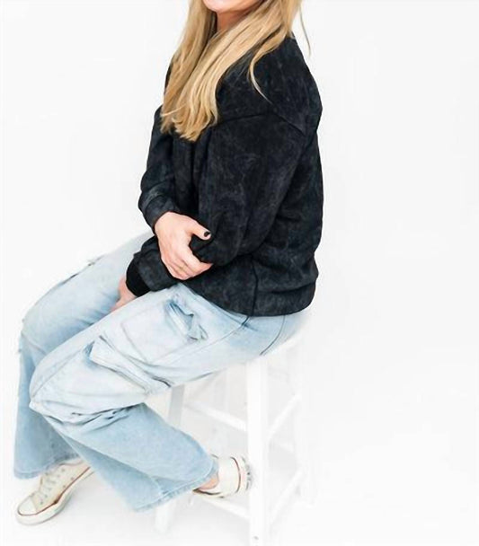 Acidwash Adult Sweatshirt Top